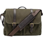 ONA Brixton Canvas Messenger Bag OLIVE