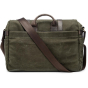 ONA Brixton Canvas Messenger Bag OLIVE