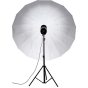 Nanlite Silver Shallow Umbrella 180 (71")