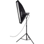 NANLITE Asymmetrical Stripbank Softbox with Bowens Mount 18x43in