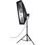 NANLITE Asymmetrical Stripbank Softbox with Bowens Mount 18x43in