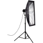 NANLITE Asymmetrical Stripbank Softbox with Bowens Mount 18x43in