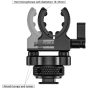 SmallRig Shotgun Microphone Holder Cold Shoe SR_BSM2352