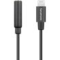 Saramonic SR-C2002 Apple Lightning to Female 3.5mm TRRS Audio Jack 3"