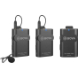 BOYA 2.4GHz Wireless Microphones Dual Channel Kit w/ 2 Transmitters
