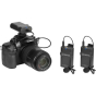 BOYA 2.4GHz Wireless Microphones Dual Channel Kit w/ 2 Transmitters