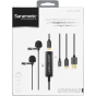 SARAMONIC LavMictro+DC2M 2-Person Digital Lav w/ Lighting,USB C & A