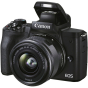 CANON EOS M50 Mark II Camera with 15-45mm and 55-200mm Lenses (Black)