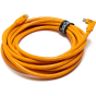 TetherPro USB-C to USB-C Right Angle, Orange
