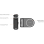 PGYTECH MagCam Phone Grip (Misty Grey)
