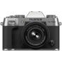 Fujifilm X-T50 Body, Silver w/15-45 f/3.5-5.6 OIS PZ Lens Kit (Japan)