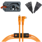 Tethertools LeverLock Plus & Cable Kit (15' Org. , C to Right Angle C)