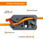 Tethertools LeverLock Plus & Cable Kit (15' Org. , C to Right Angle C)