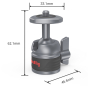 SMALLRIG Ball Head Mount