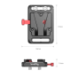 SMALLRIG Mini V Mount Battery Plate