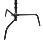 ProMaster Professional C-Stand w/Turtle base & extension arm/ Blck