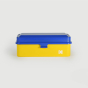 RETO Kodak Film Case - 120/135 Steel Film Case,BlueLid,YellowBody