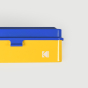 RETO Kodak Film Case - 120/135 Steel Film Case,BlueLid,YellowBody
