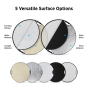 WESTCOTT Illuminator QuickGrip 5-in-1 Reflector (30")