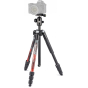 MANFROTTO Element MII 4-Section BH Aluminum Tripod Red