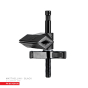 MATTHEWS Matthellini 2" Pin with 6" End Jaw (Black Chrome Finish)