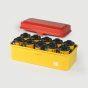 RETO Kodak Film Case - 120/135 Steel Film Case,Red Lid,Yellow Body