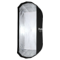 PHOTTIX Raja Oval Quick-Folding Softbox 20x47in (50x120cm)