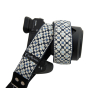 CAPTURING COUTURE CAMERA STRAP DAISY DOT BLUE 1.5"