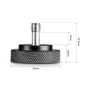 SMALLRIG Thumb-Screw V2 (2pcs Pack with 1/4 inch) thread