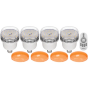 WESTCOTT 4-Pack 45W Dimmable LED Bulb Kit