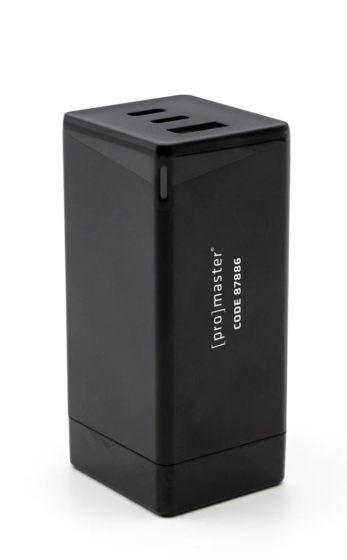 ProMaster GaN USB Charger 3-Port 65 Watt