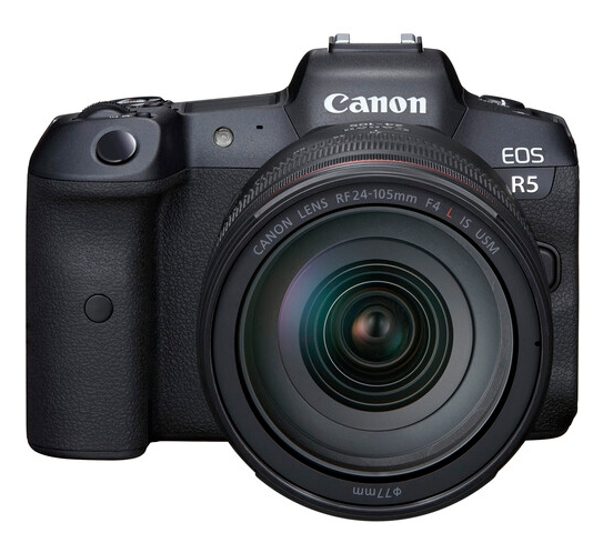CANON EOS R5 Mirrorless Camera with 24-105mm f/4 L IS USM Lens