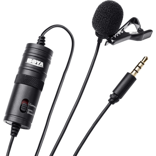 BOYA Smartphone Microphone Omni Directional Lav Microphone