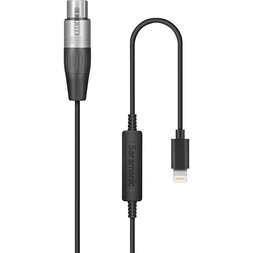 SARAMONIC XLR Femal Connector to Apple Certified Lightning Audio