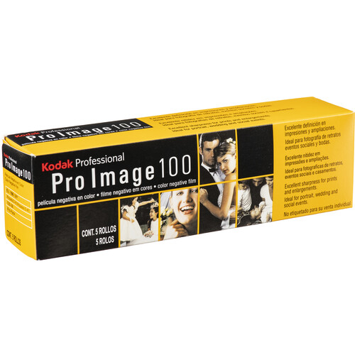 KODAK PROIMAGE 100 Color Negative 35mm Film - 36 EXP, 5 Pack