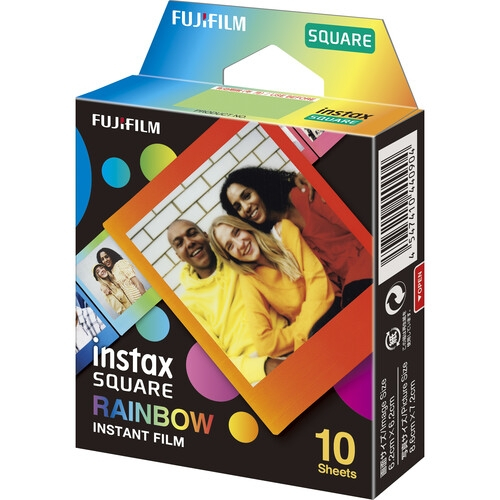 FUJI Instax Square - Rainbow Film (10 Sheets)