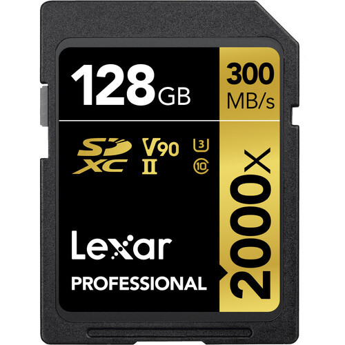 LEXAR PRO 2000X UHS-II SDHC/SDXC Memory Card - 128GB