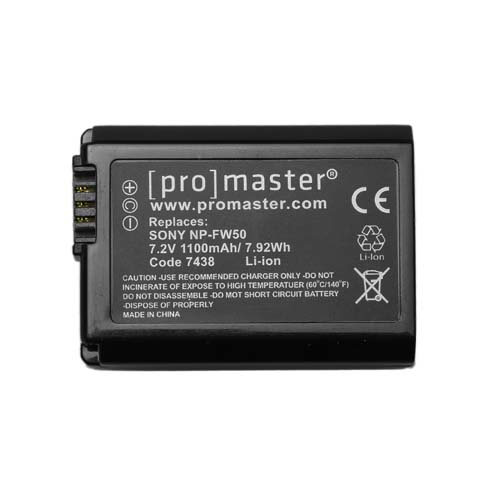 ProMaster NP FW50 battery Sony NPFW50