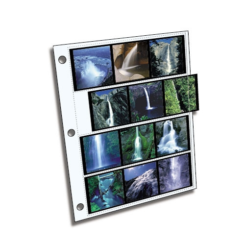 CLEARFILE Neg. Pages 25 pack 12 6x6 4 strips horizontally