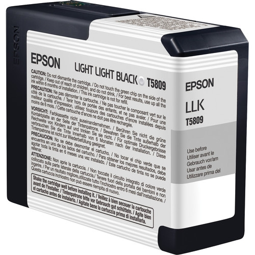 EPSON Light Light Black 80ml T580900 For PRO 3800