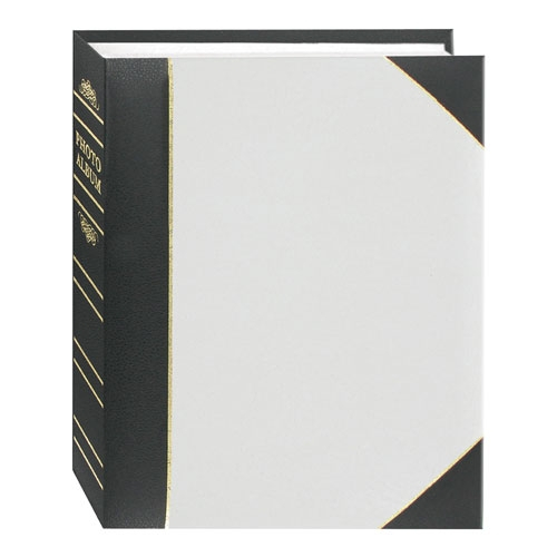PIONEER BT46 4"x6" Ledger Album White with Black trim