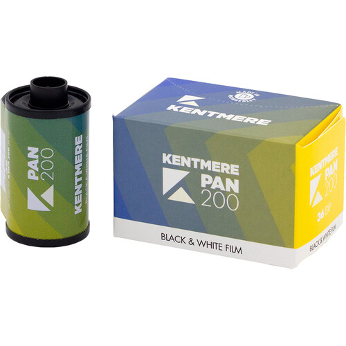 Kentmere Pan 200 ISO B&W Film 35mm, 36 Exp