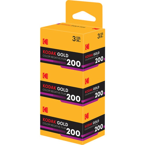 Eastman Kodak Gold 200 3 Pack 36EXP 35mm