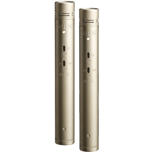 RODE NT55 Compact Condenser Microphone (Matched Pair)