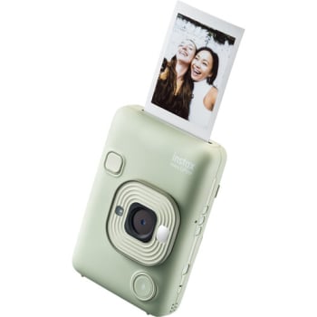 FUJIFILM INSTAX MINI LIPLAY Hybrid Instant Camera - Matcha Green