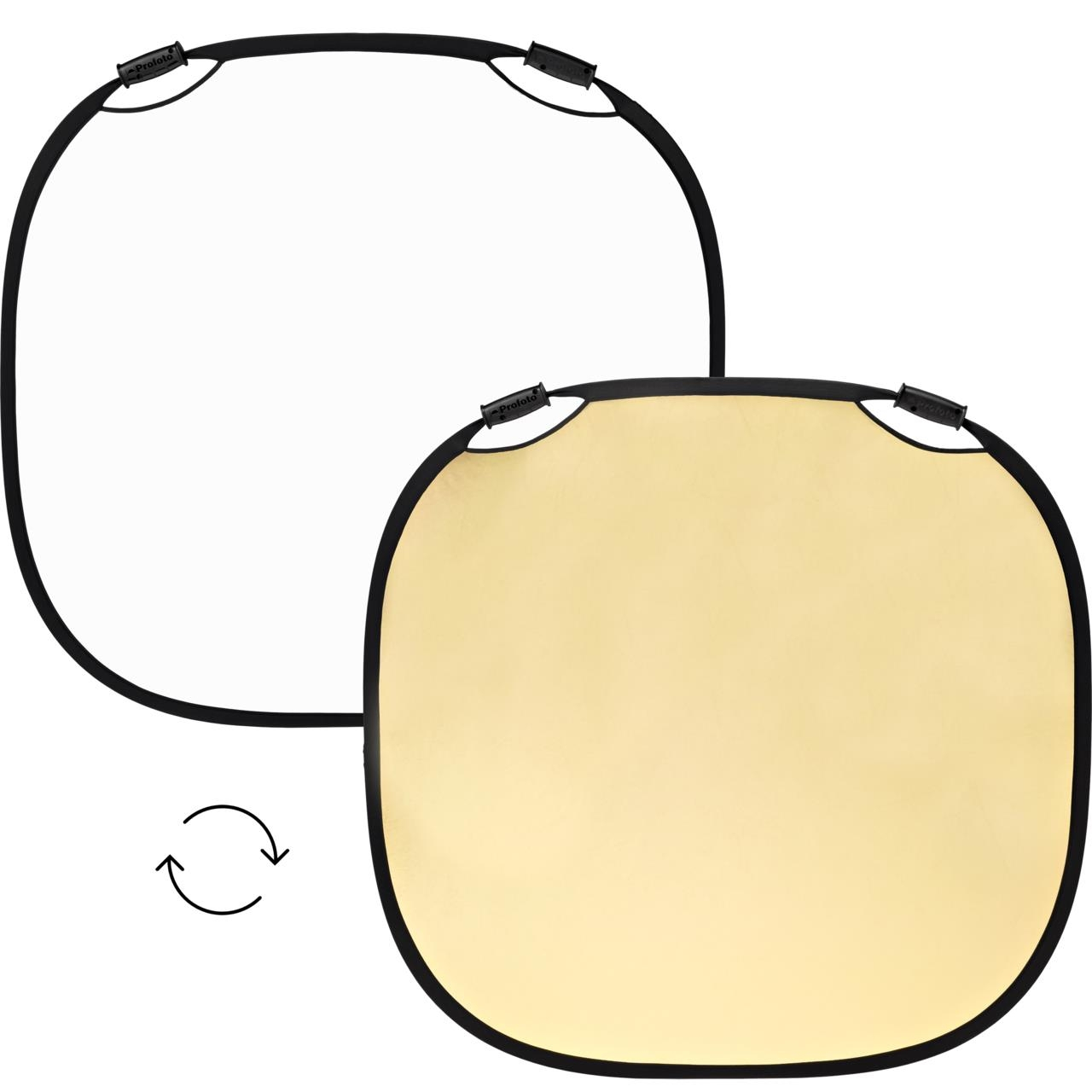 PROFOTO Collapsible Fabric Reflector Large Gold / White | Dodd Camera