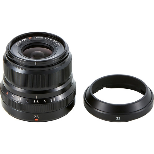 Fuji 23mm XF f2 R LM WR Lens for X series - Black | Dodd Camera