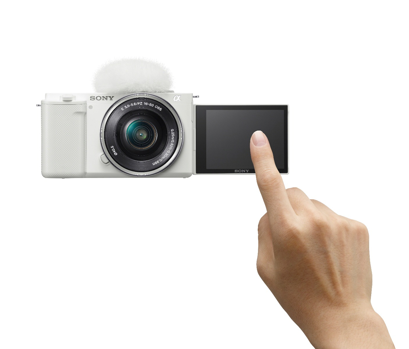 SONY Alpha ZV-E10 - ICL Vlog Camera W/16-50mm Kit Lens (WHITE)