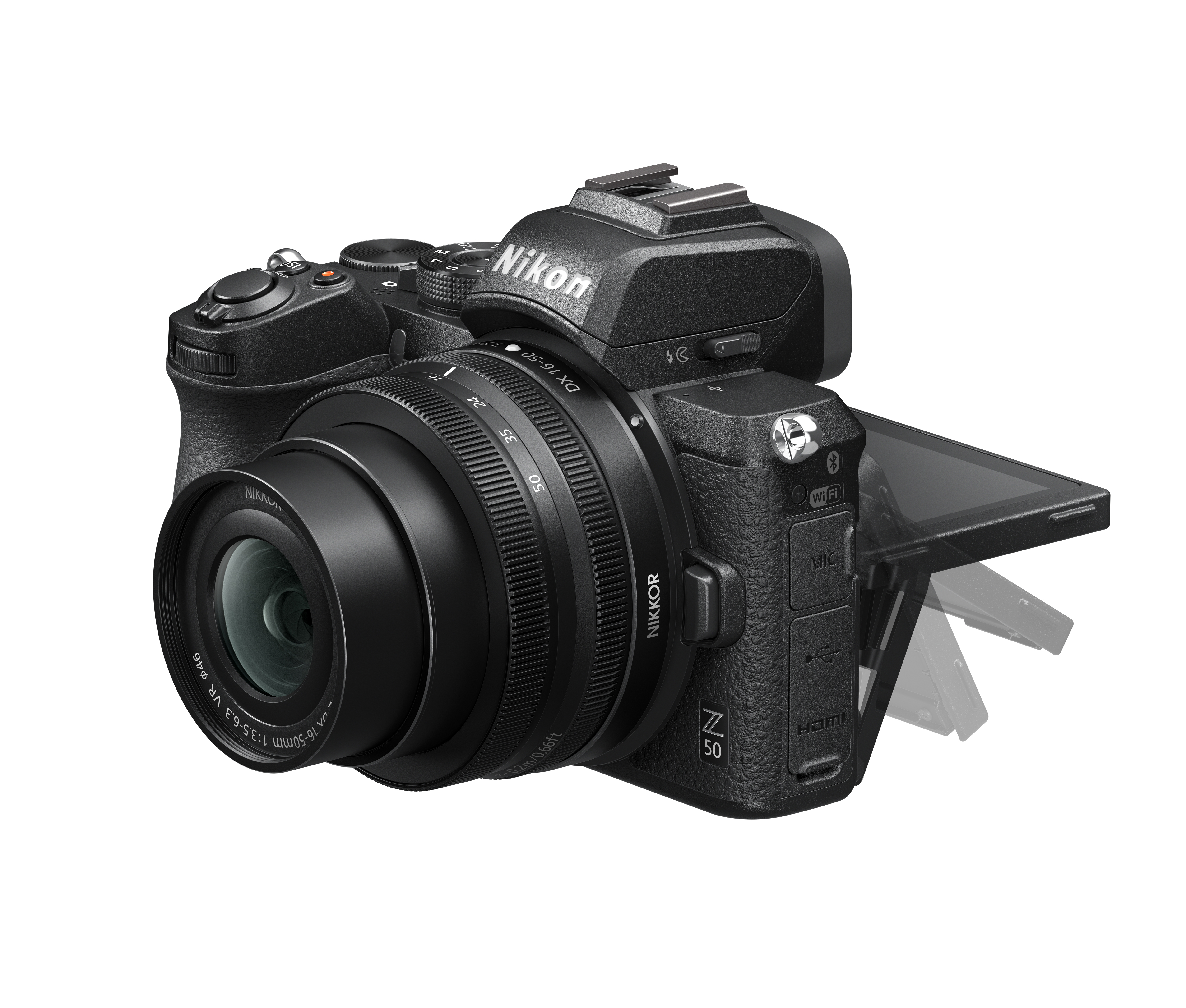 NIKON Z50 Mirrorless Camera with Nikkor Z DX 16-50mm f/3.5-6.3 VR