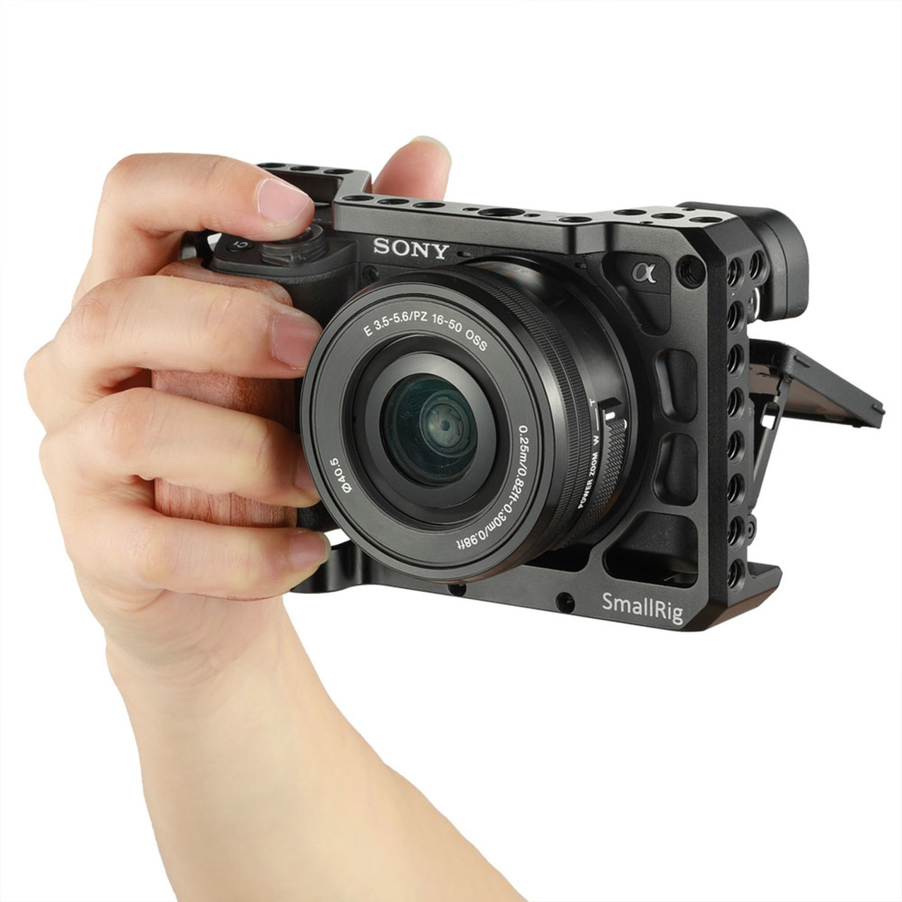 SmallRig Wooden Handgrip for Sony A6400 Cage SR_APS2318